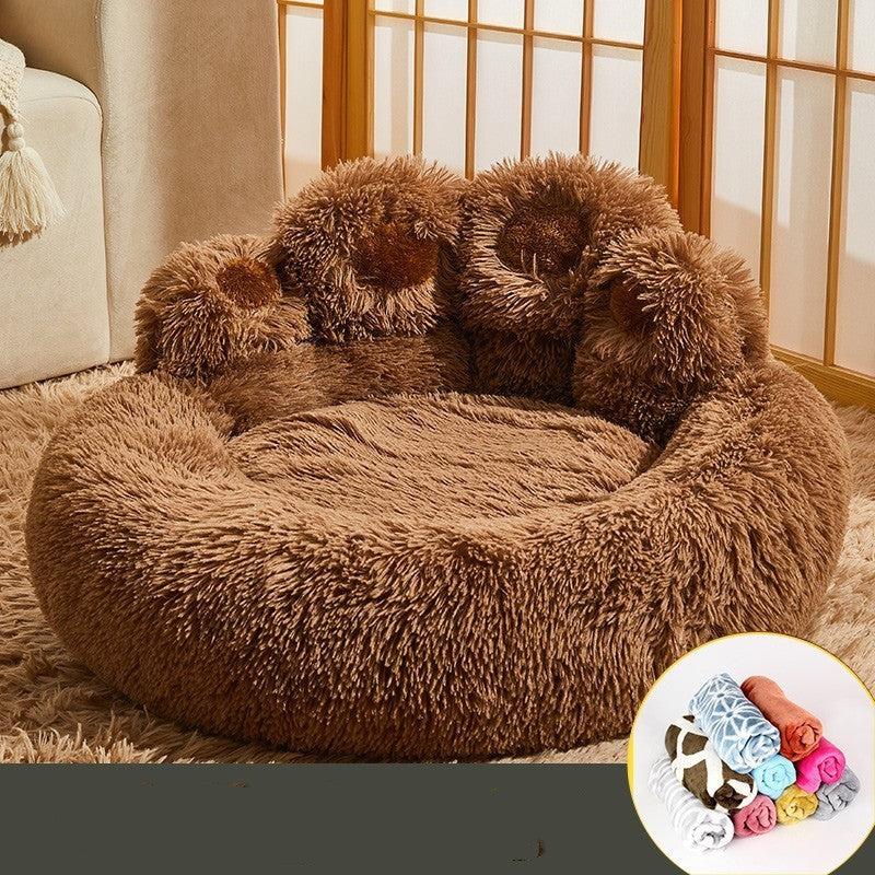 Fleece-lined Dog Sofa Mattress