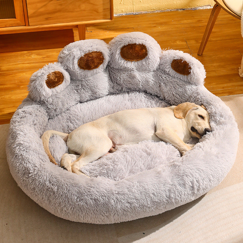 Fleece-lined Dog Sofa Mattress