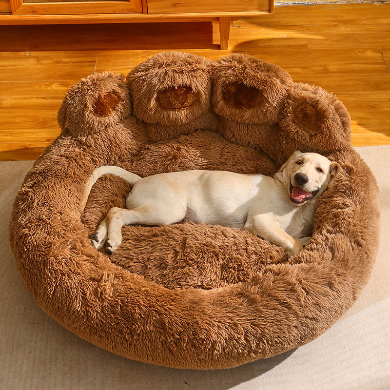 Fleece-lined Dog Sofa Mattress