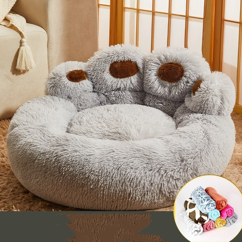 Fleece-lined Dog Sofa Mattress